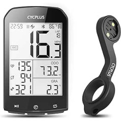 CYCPLUS GPS velodators bezvadu, ūdensizturīgs velo spidometrs un odometrs, ANT+ bezvadu velo spidometrs ar daudzām funkcijām, 2,9 collu LCD ar fona apgaismojumu