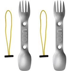 UCO 3 in 1 Titanium Spork — iepakojumā pa 2