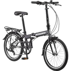 Schwinn Adapt Urban unisex saliekams pieaugušo velosipēds, tērauda zils, 11,5 collu rāmis