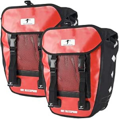 Red Loon 2x Pro pannier velosipēda soma, soma, kravas automašīnas brezents, ūdensizturīgs.