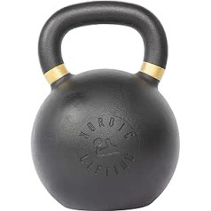 Nordic Lifting Kettlebell Crossfit un sporta zālē — plastmasa ar cementu, oriģināls čuguns spēka treniņiem