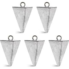 Croch Pyramid Sinkers Makšķerēšanas Svari Lodīšu Svari Piramīdas Makšķerēšana Sālsūdens Makšķerēšana Svars 28g 57g 85g 113g