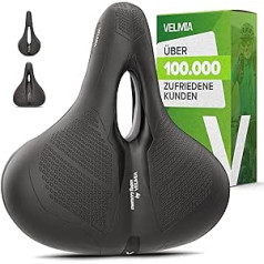 VELMIA velosēdekļi ar ergonomisku 3 zonu koncepciju & memory foam I ērti velosēdekļi sievietēm un vīriešiem, velosēdeklis, velosegli vīriešiem