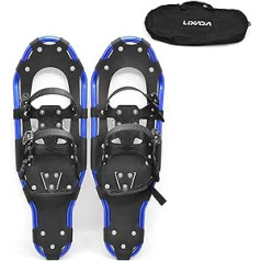 Lixada Snow Shoes for Men Women Aluminium Snow Shoes with Adjustable Ties and Carry Bag, Snow Shoe Bag for Winter Hiking
