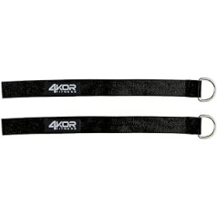 4KOR Fitness Power Rack Straps Compatible with 4KOR Resistance Cords, 2 Power Rack Straps (1 Pair)