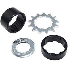 Spank Single Speed Conversion Kit Hub VTT melns/sudrabs, 13 iespiedumi