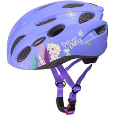 Disney unisex jauniešu saldēta velosipēda ķivere, violeta, S