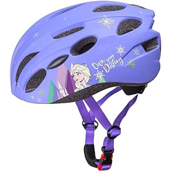 Disney unisex jauniešu saldēta velosipēda ķivere, violeta, S