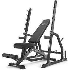 Marbo Sport MS3_2.0 Set | Double-Sided Bench + Adjustable Dumbbell Rack | Bars and Weights 83/113 kg to Choose From | Made in EU