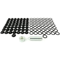 BP 20 M07 6.7 mm Sail Eyelet and Sliding Brass Black Repair Kit