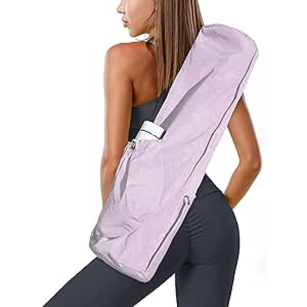 EnjoyActive Yoga Mat Bag | Augstākās kvalitātes ūdensizturīgs, vairākām kabatām regulējama siksna | 2 izmēri 1/4