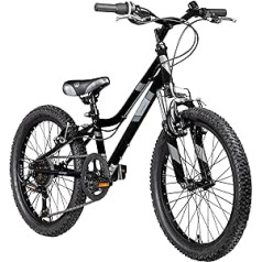 Galano GA20 bērnu velosipēds no 6 gadiem 120-135 cm meitenēm un zēniem ar 7 ātrumu 20 collu kalnu velosipēdu ar piekares dakšu viegls Hardtail velosipēds