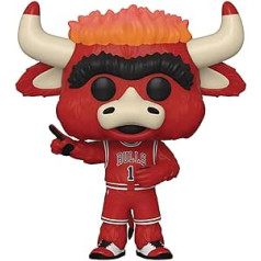 Funko pops! NBA: talismani - Čikāga - Benny The Bull - NBA talismani - Vinila kolekcionējama figūriņa - Dāvanas ideja - Oficiālās preces - Rotaļlieta bērniem un pieaugušajiem - Sporta fani