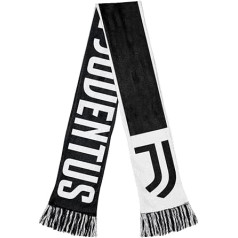 Icon Sports Unisex Juventus fanu šalle, melna, viena izmēra, melna