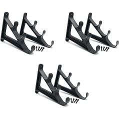 Zite Fishing Fishing Rods Wall Mount Set - Rod Holder for Wall Mounting - Horizontal Rod Racks