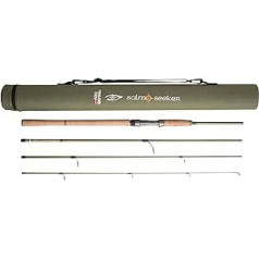 ABU GARCIA Salmo Seeker 4 gabalu vērpšanas makšķere 3 izmēri 8 pēdas, 9 pēdas un 10 pēdas Salmon Forele Laša foreles Spēle Līdaka rupja vērpšanas makšķere