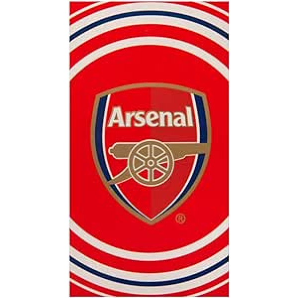 Arsenal FC Pulse dvielis, sarkans balts, viens izmērs