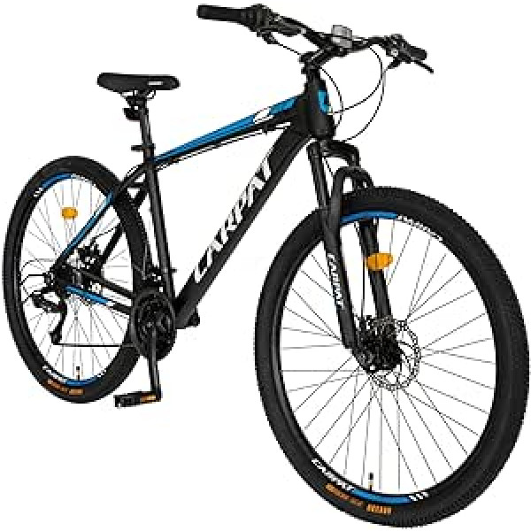 CARPAT SPORT Premium 29 collu kalnu velosipēda alumīnijs, 24 ātrumu Shimano pārslēdzējs vīriešiem un sievietēm, hidrauliskās disku bremzes, Hardtail MTB velosipēds