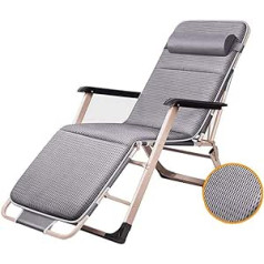 VejiA Zero Gravity krēsls Zero Gravity krēsls, sauļošanās krēsls, saliekams dārza un terases krēsls izgatavots no metāla, āra klāja krēsls, biroja krēsls, relaksācijas krēsls ar