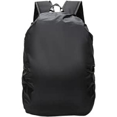 HugeStore 70L kempinga pārgājienu mugursoma ūdensizturīgs lietus pārsegs mugursomas pārvalks lietus pārvalks lietus pārsegs mugursomas pārvalks melns