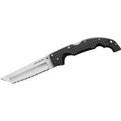Cold Steel, XL Voyager Lockback Tanto Folding Knife Tanto Blade Pocket Knife Griv EX AUS-10A Blade Steel Sharp Knife for Outdoor Camping Carving