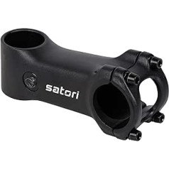 Satori Stealth 6 velosipēda kāts, 3D kalts sakausējums, 90 mm x 31,8 mm, pacēlums par 7 grādi