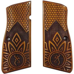 ZIB GRIPS Browning HP 14 pistoles rokturis ar rokām izgatavots no valrieksta koka Ars.107