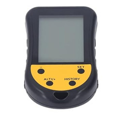 Multifunctional Digital Altimeter with Compass, Weather Forecast, Clock and Temperature, Compact Size, Backlit LCD Display