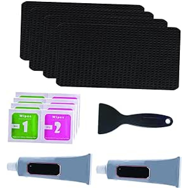 kowaku Trampolin Patch Reparatur Set, Tragbare Reparaturwerkzeuge für Teppichrucksäcke, Markisen