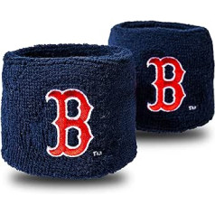 Franklin Sports MLB Team Licensed Baseball Wristbands - MLB Team Logo Sweat Bracelets - Ideal for Costumes + Uniforms - Pair