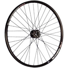 Taylor Wheels 26 collu velosipēda priekšējais ritenis Taurus Shimano HB-M475 diska rumba melna