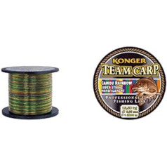 Konger Team Carp Rainbow Fishing Line 1000m Monofilament Carp Line