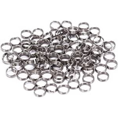 ANIPP Stainless Steel Dart Shaft Rings O-Ring Spring Ring for Darts Nylon Shafts Accessories 4.15 mm Pack of 100