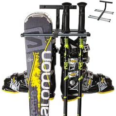 Ski Wall Mount for 4 Pairs of Skis