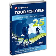 MagicMaps Tour Explorer 25 maršruta plānošanas programmatūra DVD Ni/HB V6.0 Niedersachsen/Bremen, FA003560026