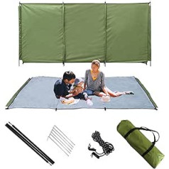 Pacienjo Camping Windbreak - Anti-Wind Camping Privacy Screen | Durable Multifunctional Windbreak for Camping Picnic Backpacking Reusable Travel Privacy Screen