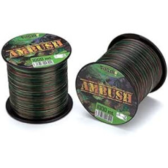 Nylon Sugoi Ambush Camouflage Fishing Line 0.35mm 1000m 12.60kg