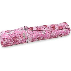 Yogistar Yogibag® Basic jogas soma – Rāvējslēdzējs – Kokvilna – Mākslas kolekcija – 65 cm – Lotus Rose Red 65 x 14 x 14 cm