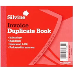 Silvine Small Double Box piezīmju grāmatiņa — 200 loksnes (12 iepakojumā)