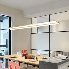 Depuley 18 W LED pakabinamas šviestuvas Reguliuojamo aukščio valgomojo stalas Šiltas baltas Modernus pakabinamas šviestuvas Virtuvės lempos ilgis 71 cm Aliuminis, skirtas svetainei miegamojo virtuvei