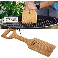 The Great Scrape Holz Grill Schaber Perfekt Bbq Accessoire für Jeden Grill Reinigung 20