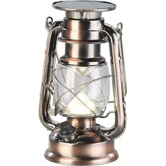 Lunartec Bright Solar Lamp: Ultra Bright Solar LED Storm Lamp, 200Lm, 3W, Warm White, Bronze (Extra Bright Solar Lights, Solar Lamp Table, Very Solar Light)