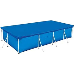 Bestine Pool Tarpaulin / Pool Cover, Rectangular Pool Cover, Rainproof Dust Cover for Inflatable Family Pool Paddling Pools and Outdoor Villa Garden