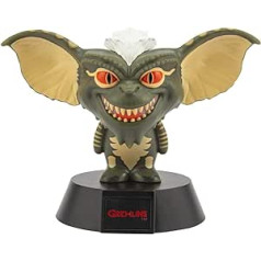 Paladone Gremlins 3D Icon Light Gremlin Black Printed Plastmasa ar LED displeja kastē