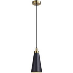 DUANJIAN Hängende Leuchten im amerikanischen minimalistischen Stil, moderne Pendelleuchte aus Metall mit Lampenschirm, schwarze Deckenleuchten, geeignet for Innenkücheninsel-Hotelbar-Kronleuchter