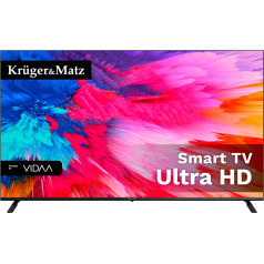Kruger&Matz 65 collu UHD viedais DVB-T2/S2 H.265 Hevc televizors