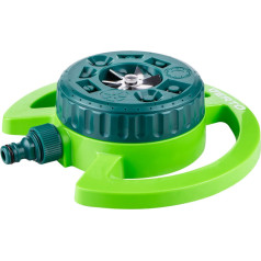 Verto Sector sprinkler, 9 functions, plastic with a metal sprinkler system