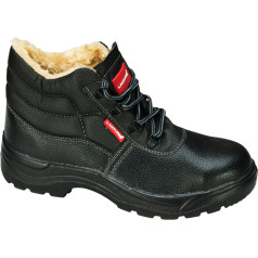 Insulated black leather boots, s3 src, 