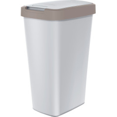 COMPACTA Q waste bin - light brown / gray 45l Keden