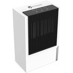 Dr.Prepare Electric Dehumidifier, 3 L, Quiet Dehumidifier, Portable Room Dehumidifier, 90 m², Energy-Saving Dehumidifier Against Moisture for Cupboards, Storage Rooms, Bookshelves